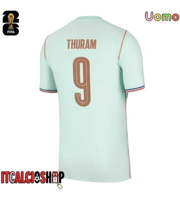 Francia Marcus Thuram #9 Seconda Maglia Mondiali 2026 Manica Corta